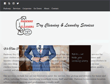 Tablet Screenshot of pkwycleaners.com